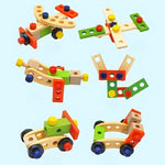 Wooden Tool Kit for Children - Montessori Learning for Construction Skills