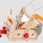 Wooden Tool Set for Kids' Creative Learning - Unisex Montessori Style