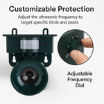 Outdoor Bird Deterrent Device with Motion Sensor for All Genders