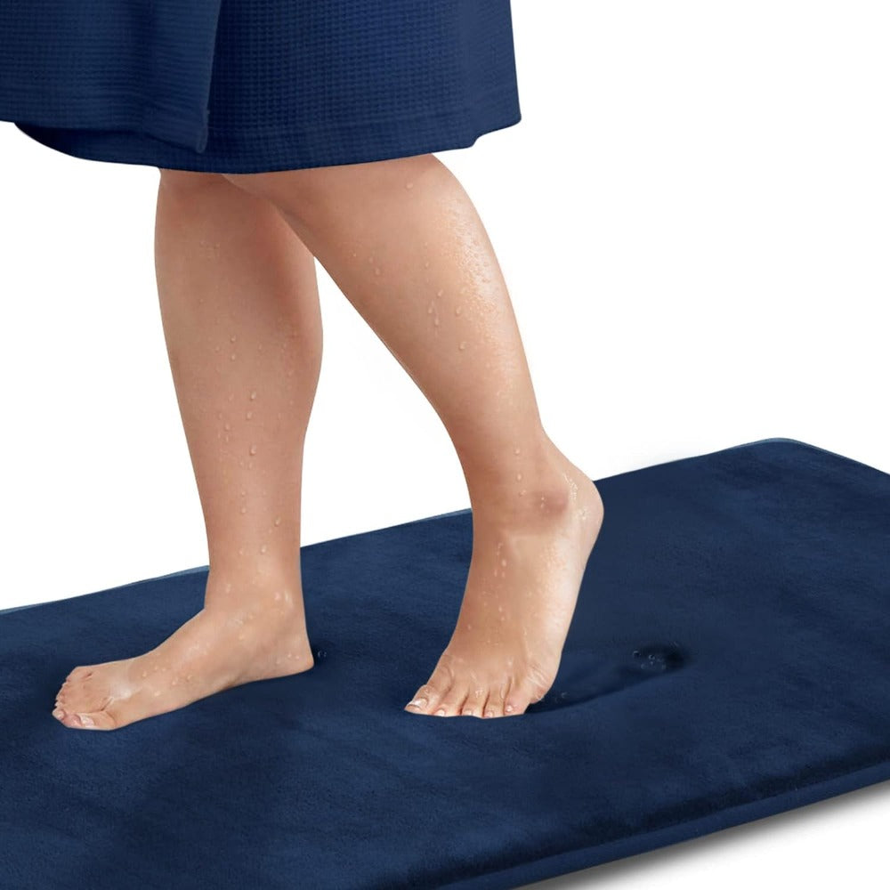 Luxuriöse Memory Foam Badmatte – Weich, Saugfähig & Rutschfest