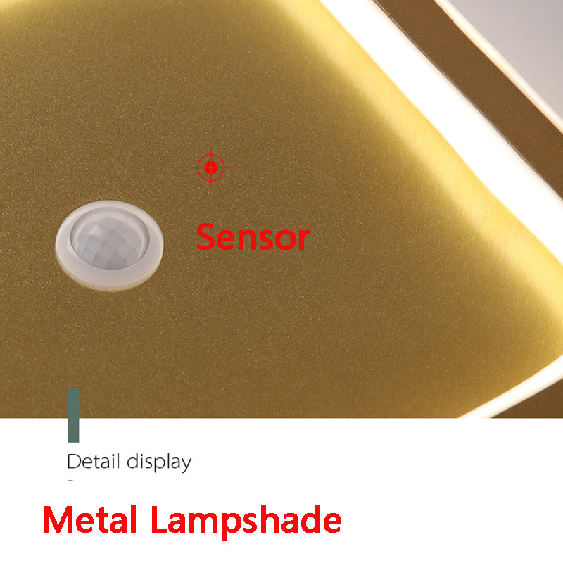 Luminex | Bewegungsaktivierte LED-Deckenleuchte mit Sensor | Energiesparend | Ideal für Flur & Badezimmer