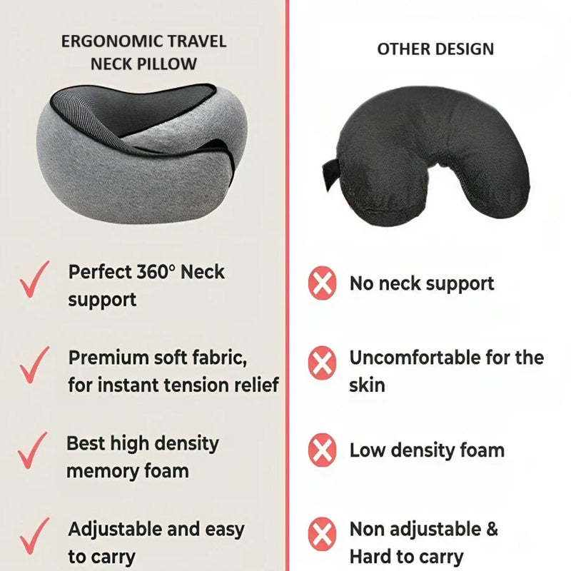 Reise Nackenkissen mit ergonomischem Design