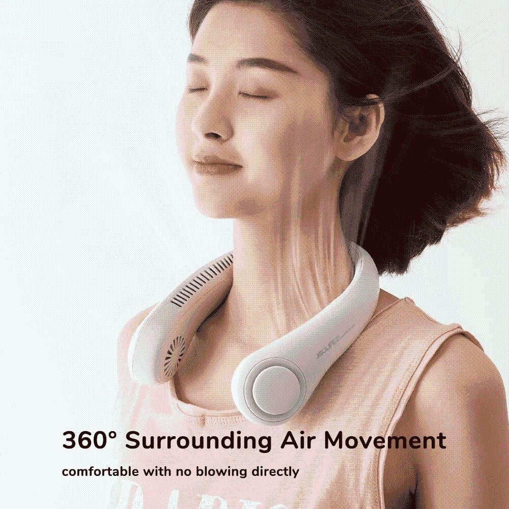 Tragbarer Nackenventilator mit USB-Ladung