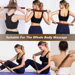 Massagewerkzeug aus Naturholz – 60 cm Gua Sha Massage-Stick für tiefe Muskelentspannung