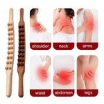 Massagewerkzeug aus Naturholz – 60 cm Gua Sha Massage-Stick für tiefe Muskelentspannung