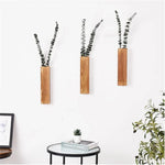 Elegant Wooden Wall Mount for Plants and Decoration