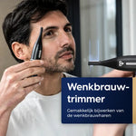 Nasen- und Augenbrauenrasierer mit LCD-Display und IPX6 wasserdicht