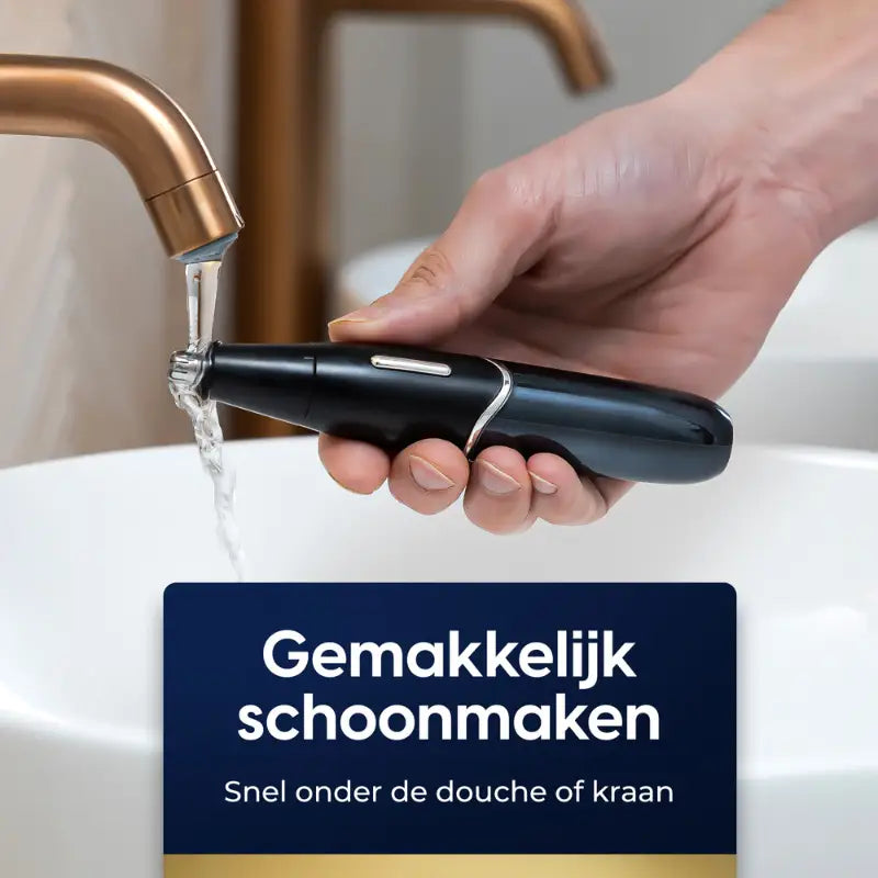 Nasen- und Augenbrauenrasierer mit LCD-Display und IPX6 wasserdicht