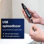Nasen- und Augenbrauenrasierer mit LCD-Display und IPX6 wasserdicht
