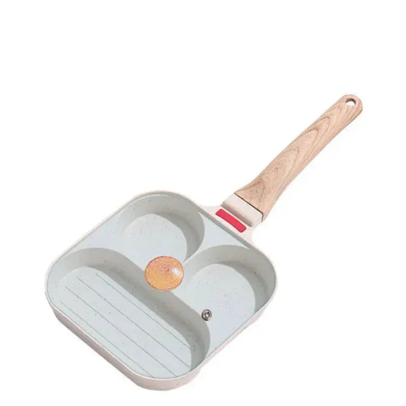 Vielseitige Antihaft-Pfanne mit Deckel für perfektes Frühstück
