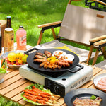Gusseiserne Grillpfanne für Outdoor BBQ – Perfekt für Camping