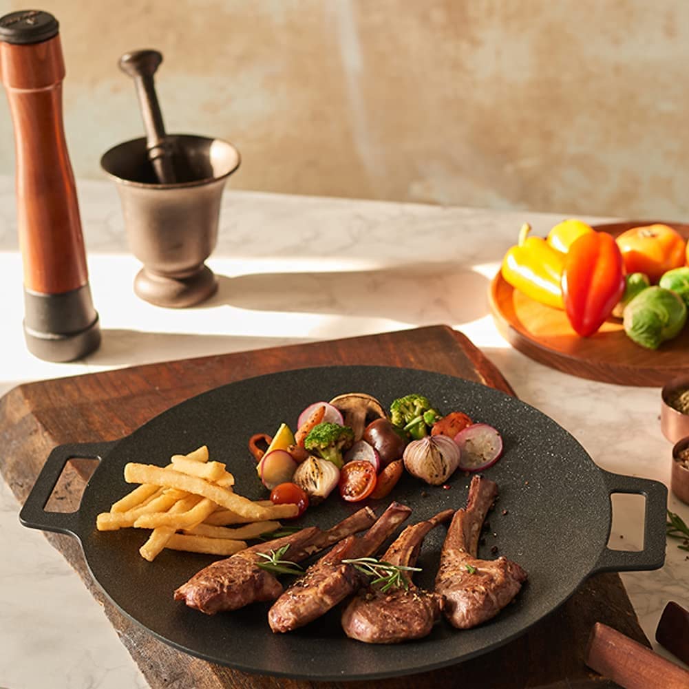 Gusseiserne Grillpfanne für Outdoor BBQ – Perfekt für Camping