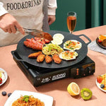 Gusseiserne Grillpfanne für Outdoor BBQ – Perfekt für Camping
