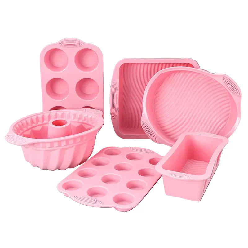 Vielseitige Silikon-Backformen für müheloses Backen