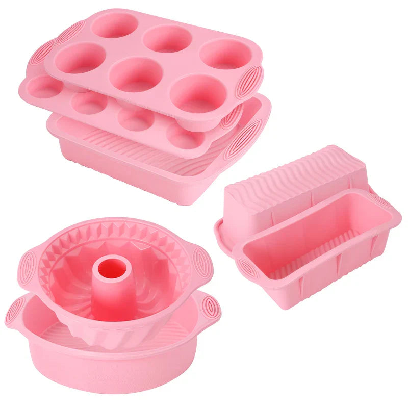 Vielseitige Silikon-Backformen für müheloses Backen