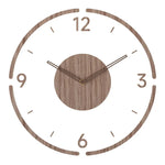 Elegante Holz Wanduhr - Stilvolles Design ohne Geräusche