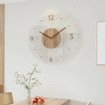 Elegante Holz Wanduhr - Stilvolles Design ohne Geräusche