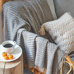 Warmth and Style: Cozy Knitted Blanket for Your Home
