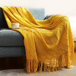 Warmth and Style: Cozy Knitted Blanket for Your Home