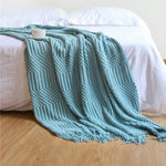 Warmth and Style: Cozy Knitted Blanket for Your Home