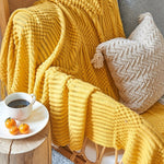 Warmth and Style: Cozy Knitted Blanket for Your Home