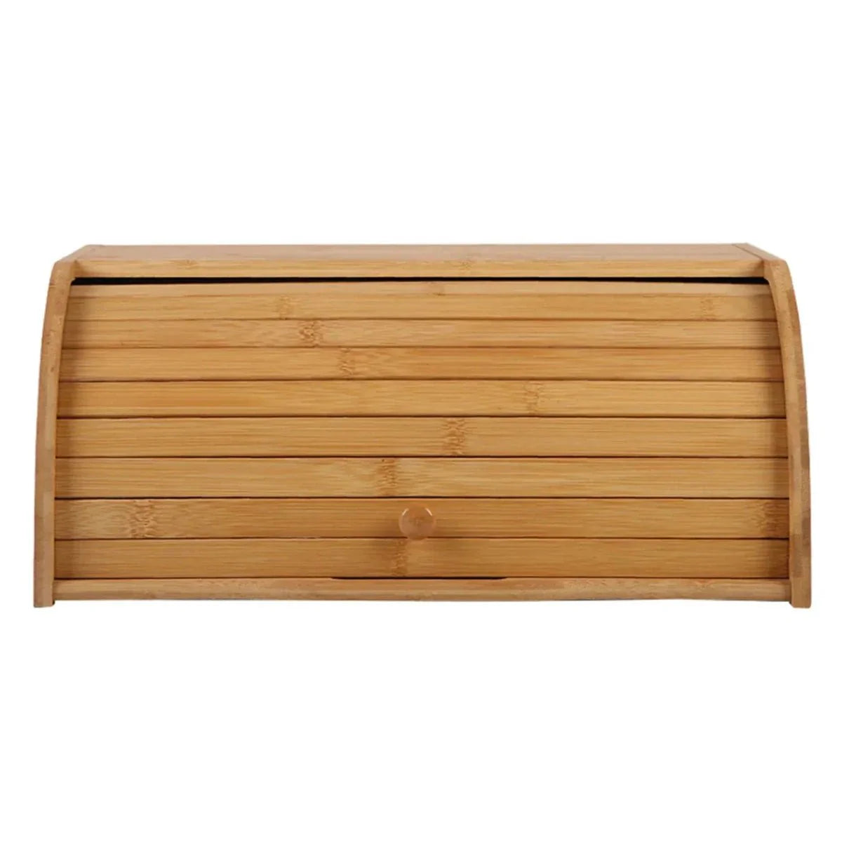 Stylish Wooden Bread Box with Roll-Top - Freshness for Your Kitchen