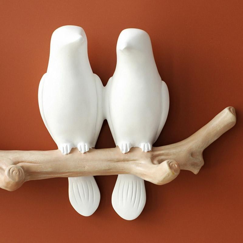 Creative bird-style wall hook for charming accents