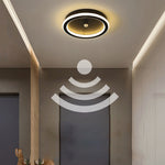 Luminex | Bewegungsaktivierte LED-Deckenleuchte mit Sensor | Energiesparend | Ideal für Flur & Badezimmer