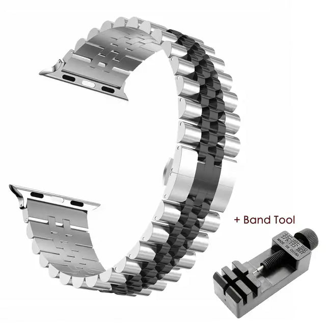 Elegantes Edelstahlarmband für die Apple Watch