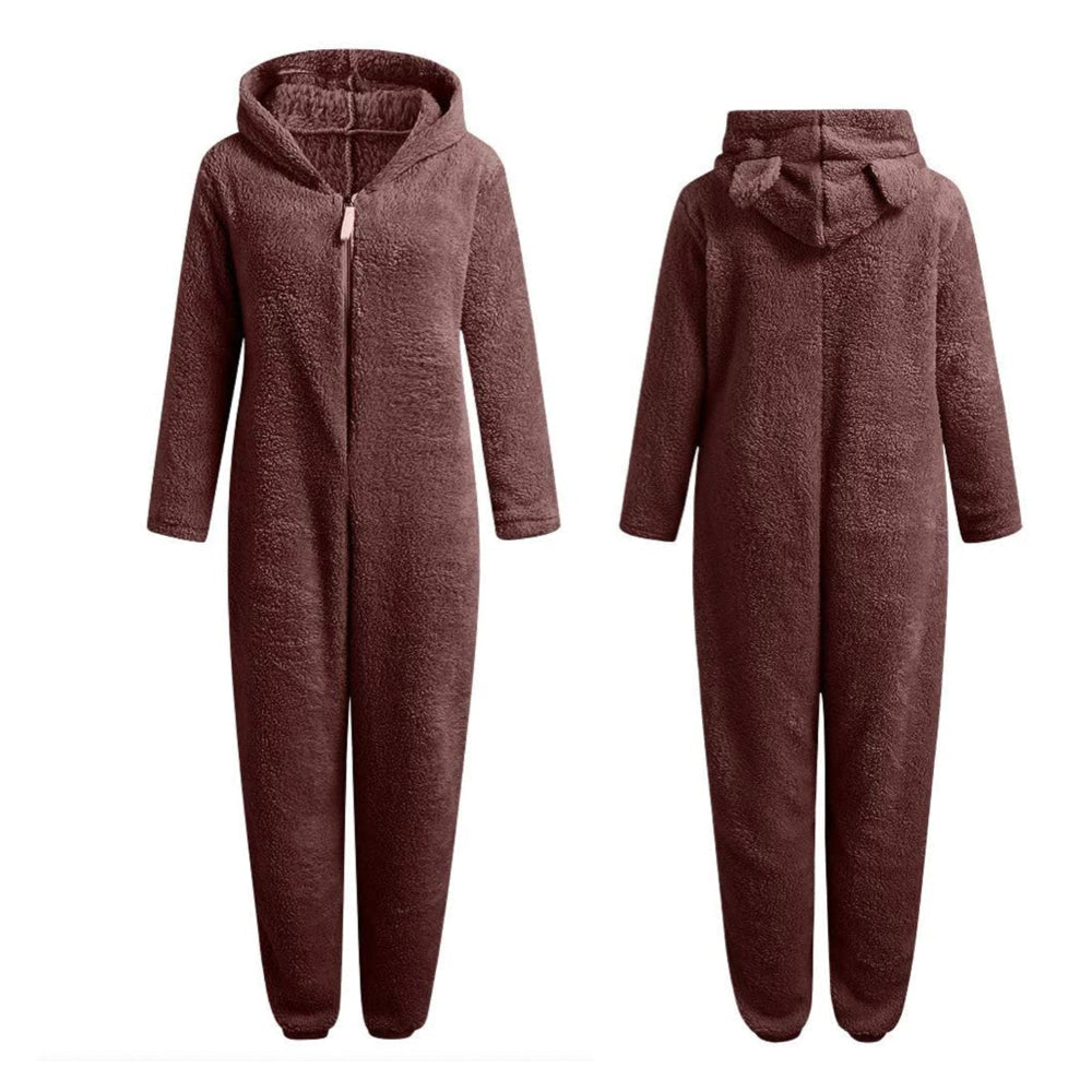Gemütlicher Fleece Onesie für Damen | Perfekt für Zuhause