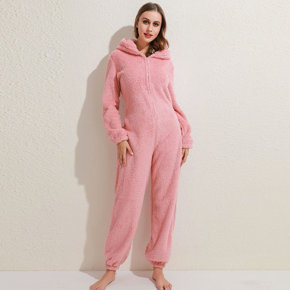 Gemütlicher Fleece Onesie für Damen | Perfekt für Zuhause