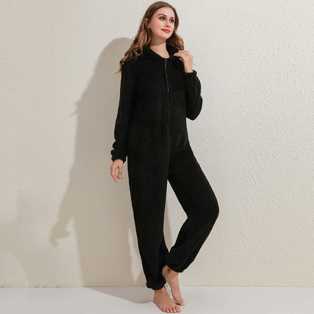 Gemütlicher Fleece Onesie für Damen | Perfekt für Zuhause
