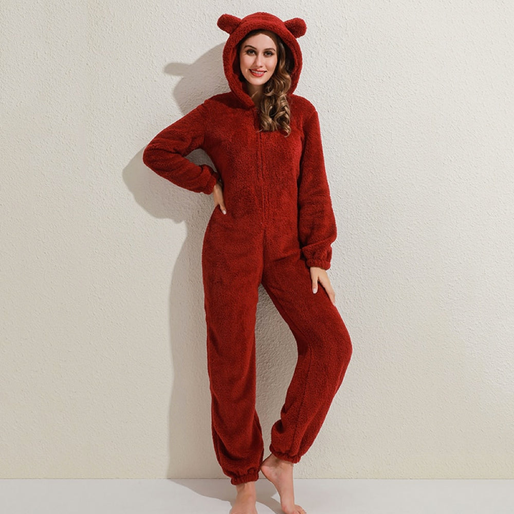 Gemütlicher Fleece Onesie für Damen | Perfekt für Zuhause