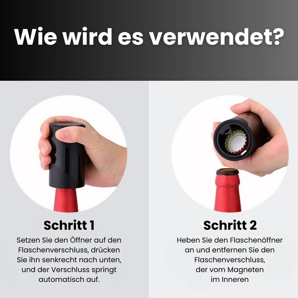Elegantes Flaschenöffner Set für Wein und Bier – OpenEase