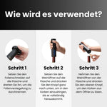 Elegantes Flaschenöffner Set für Wein und Bier – OpenEase