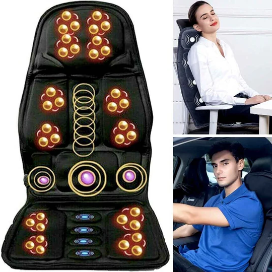 RelaxoPro | 8-Funktions Massagekissen mit Heizfunktion für Zuhause und Auto