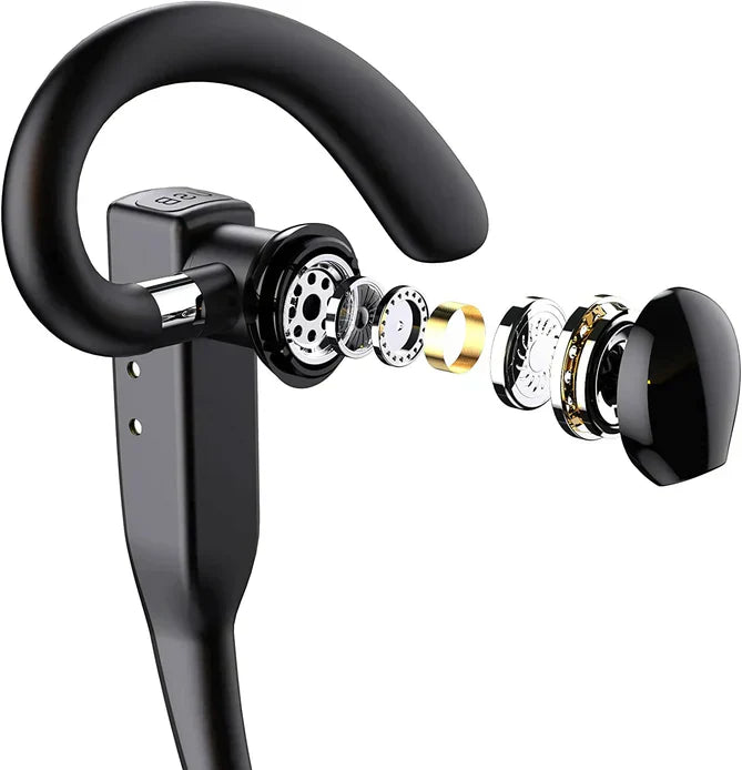 Kabelloses Bluetooth 5.1 Headset mit Dual-Mikrofon und Geräuschunterdrückung