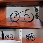 Fahrrad-Silhouette aus Metall – Minimalistische Wanddekoration für Radfahrer