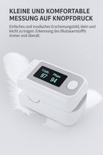 Schmerzfreier Puls- und Sauerstoffmonitor für Zuhause