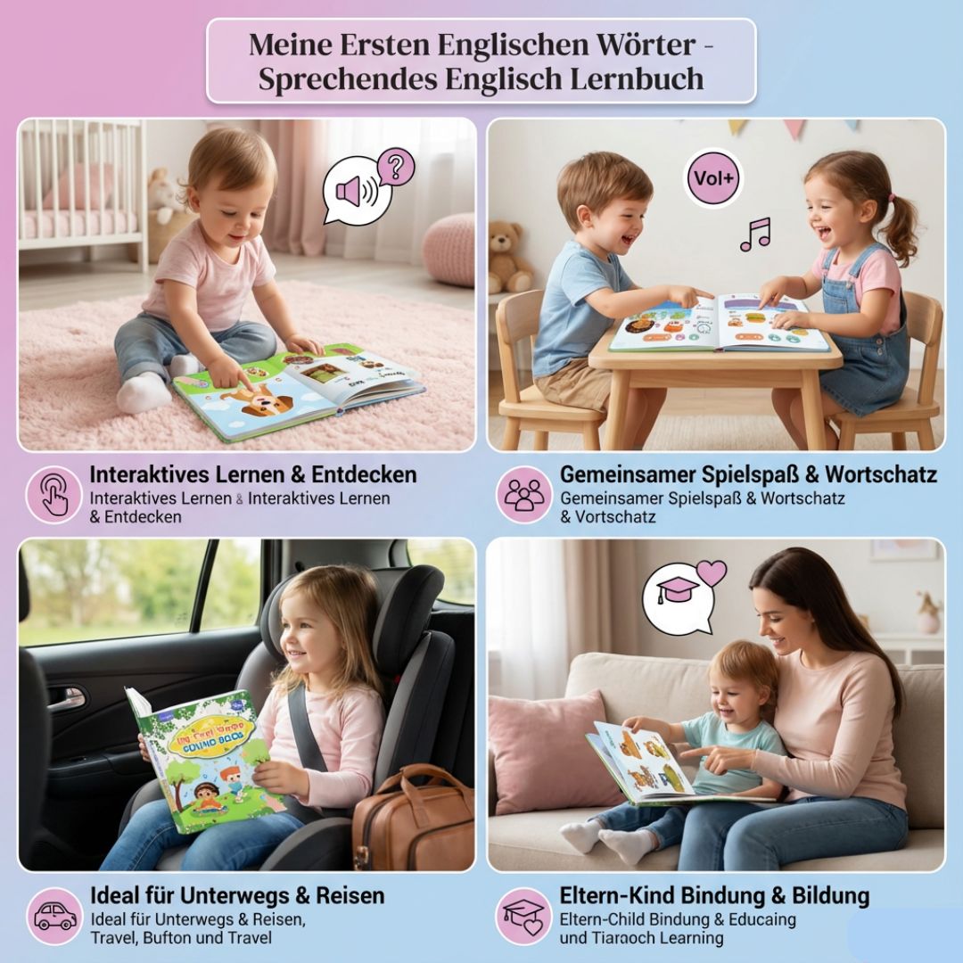 Englisch Lernbuch mit Sprache – Meine ersten Wörter
