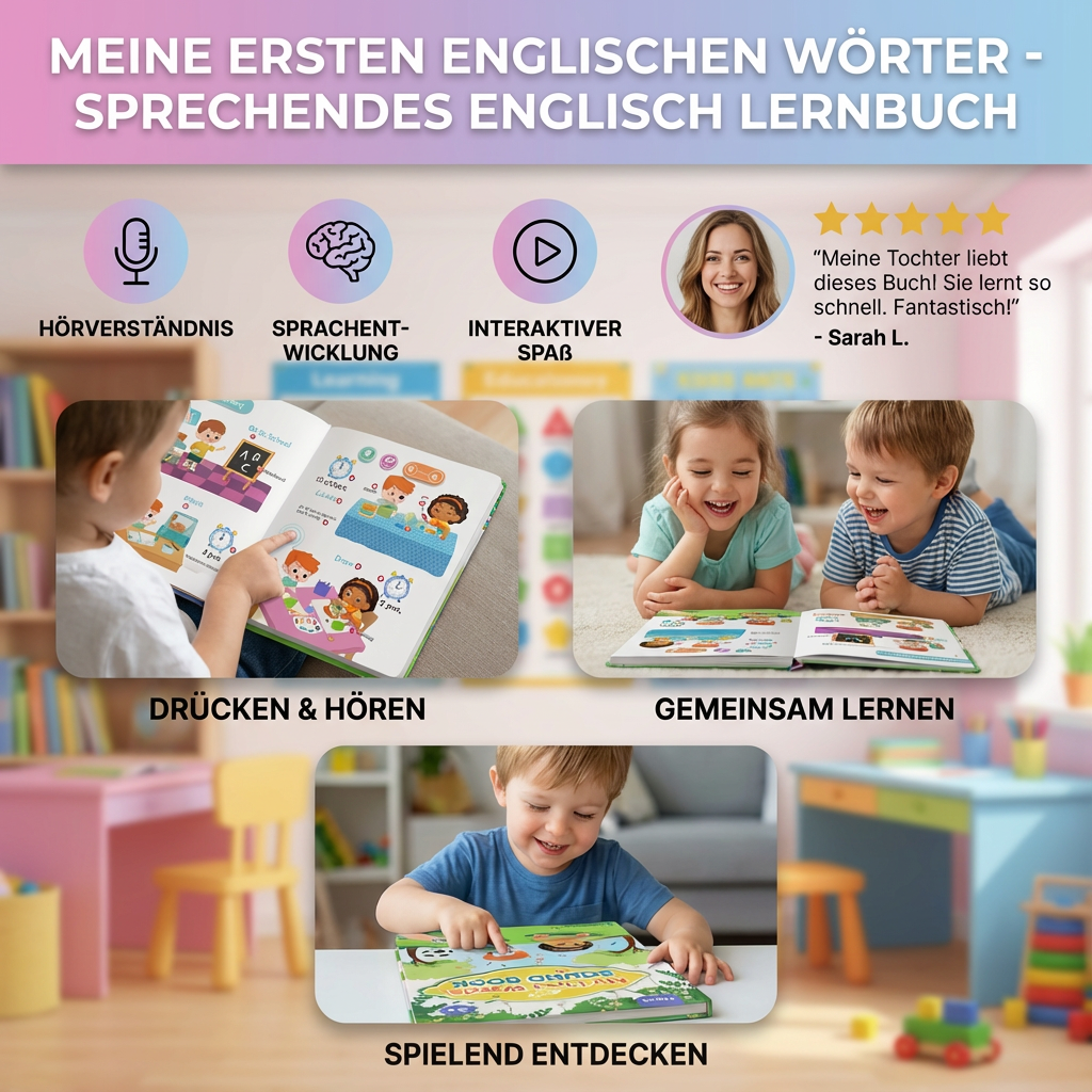 Englisch Lernbuch mit Sprache – Meine ersten Wörter