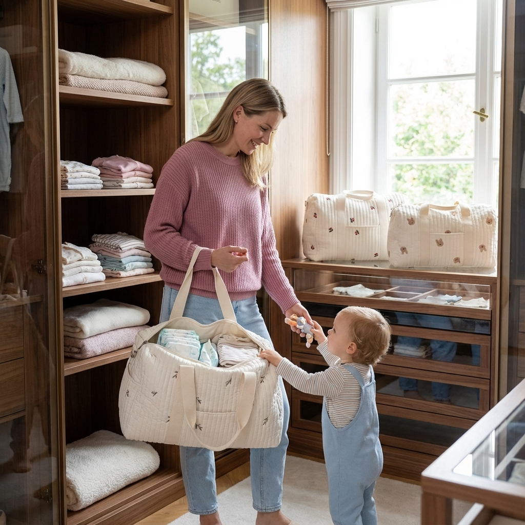 Geräumige Wickeltasche für Mütter – Viel Stauraum für Essentials!
