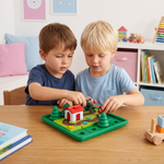 Puzzle und Geschicklichkeitsspiel mit Rotkäpchen im Montessori-Stil