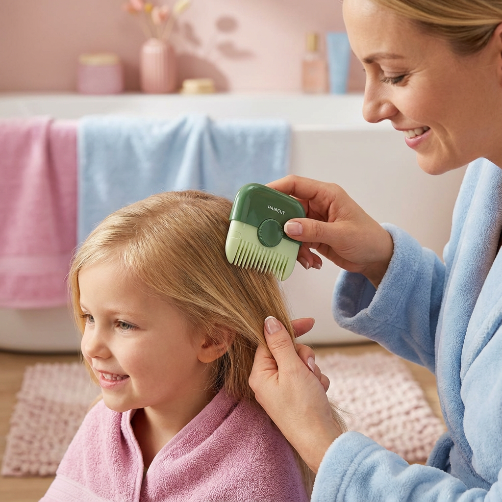 Sanfter Kamm zum Haarschneiden für Kinder