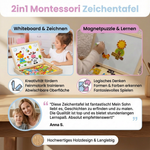 Montessori Zeichenbrett 2in1 für kreatives Lernen
