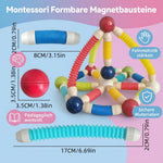 Formbare Magnetsteine im Montessori-Stil