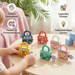 Schlüssel und Schloss Montessori Spielzeug – Farben und Muster