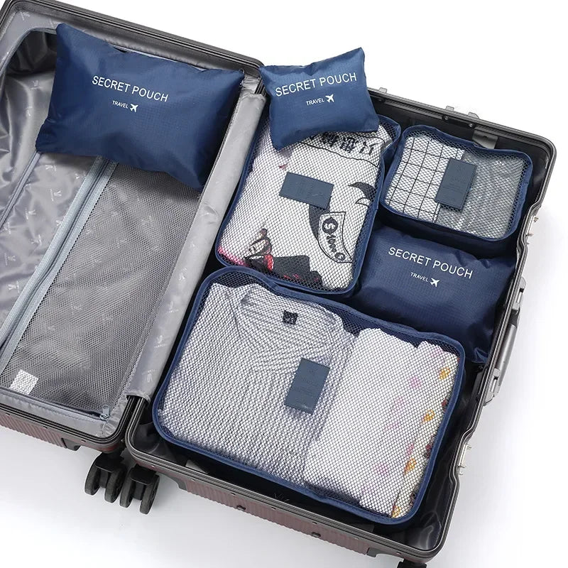 Ordnung im Koffer: Kofferorganizer Set für stressfreies Reisen