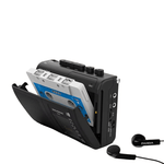 RetroSound - Portable Cassette Player with AM/FM Radio and Flexible Power Supply