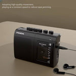 RetroSound - Portable Cassette Player with AM/FM Radio and Flexible Power Supply